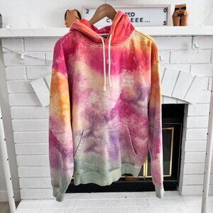RARE Kith Design Studios William III Tie Dye Pink Green Terry Hoodie